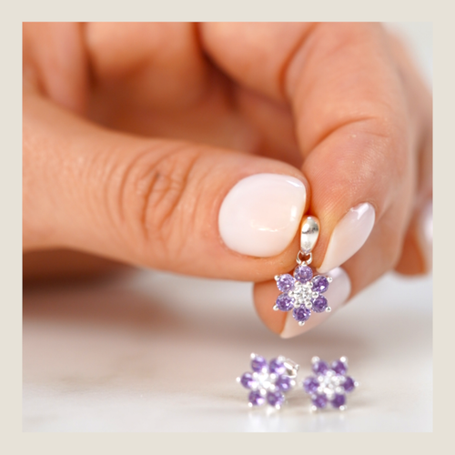 Aros Flor Lavanda
