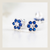Aros Flor Azul