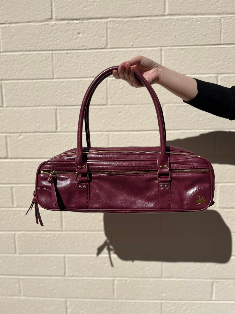 シロイトリ(^o^)Fluterscooterパープルスエード Fluterscooter Wine Flute Bag