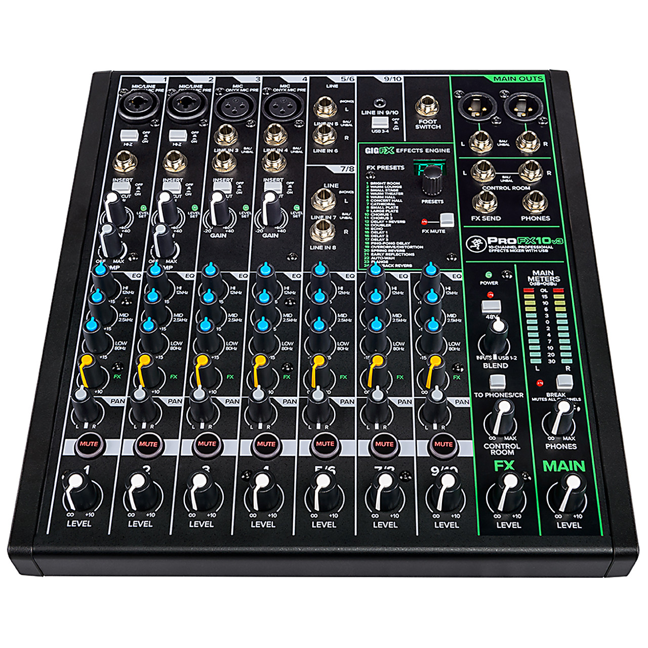 Amazon.com: Mackie PROFX10V3 10 Channel Professional Effects