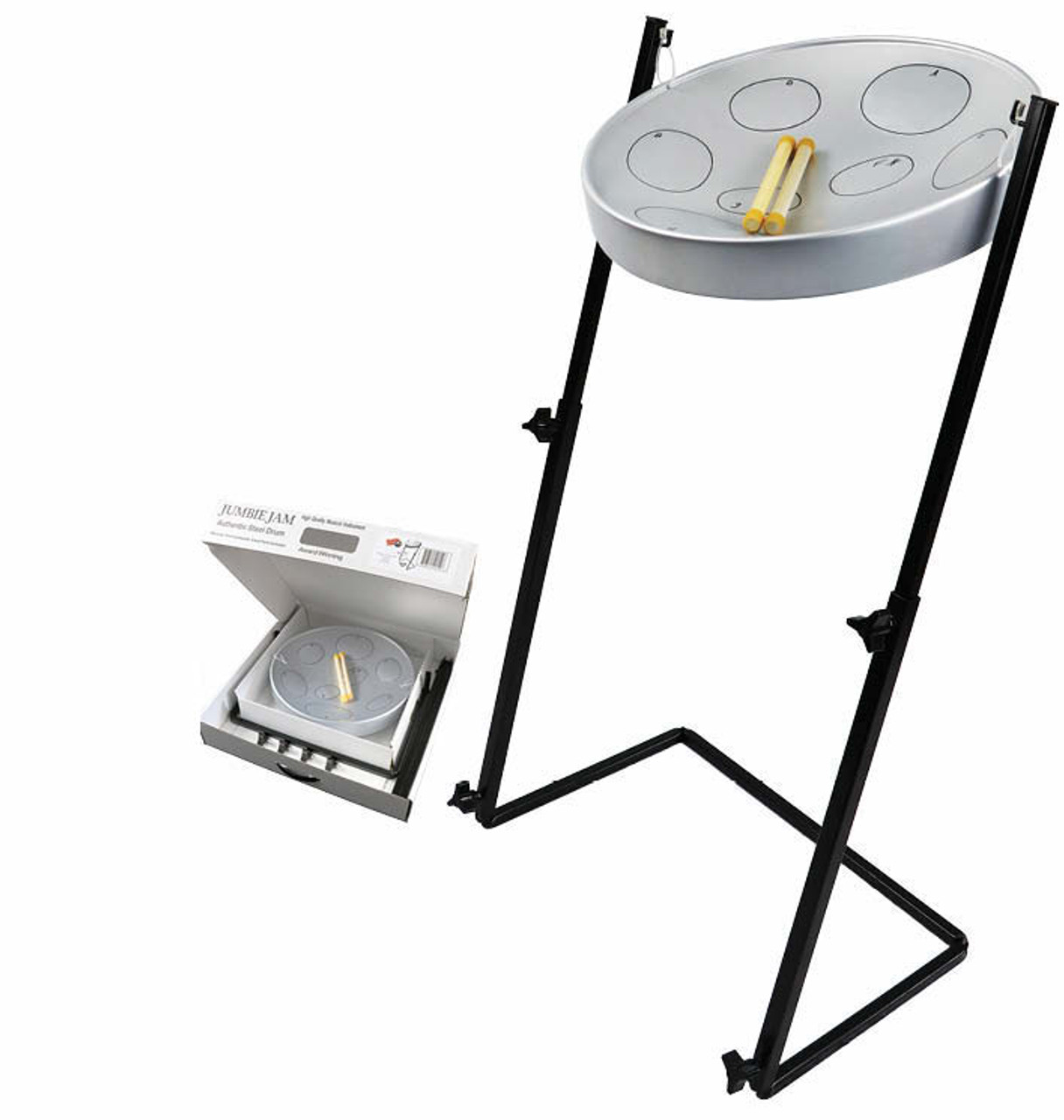 Panyard Jumbie Jam Steel Drum Kit - Metal Z Floor Stand