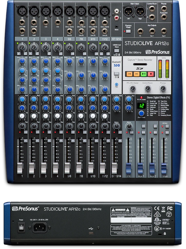 PreSonus StudioLive AR12c Mixer