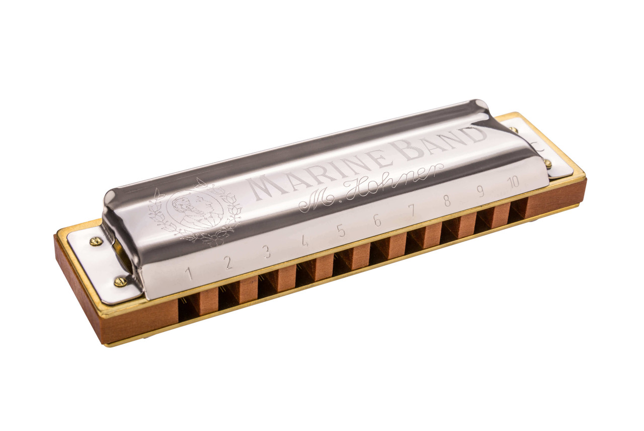 管楽器・吹奏楽器 M. Hohner Marine Band Gold 1896/20 C Hohner Marine Band 1896 Harmonica