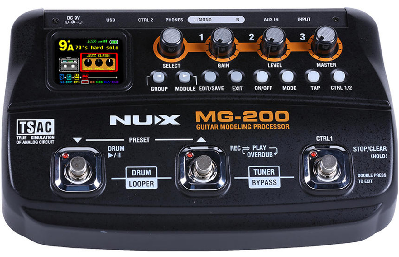 nux pedal effects