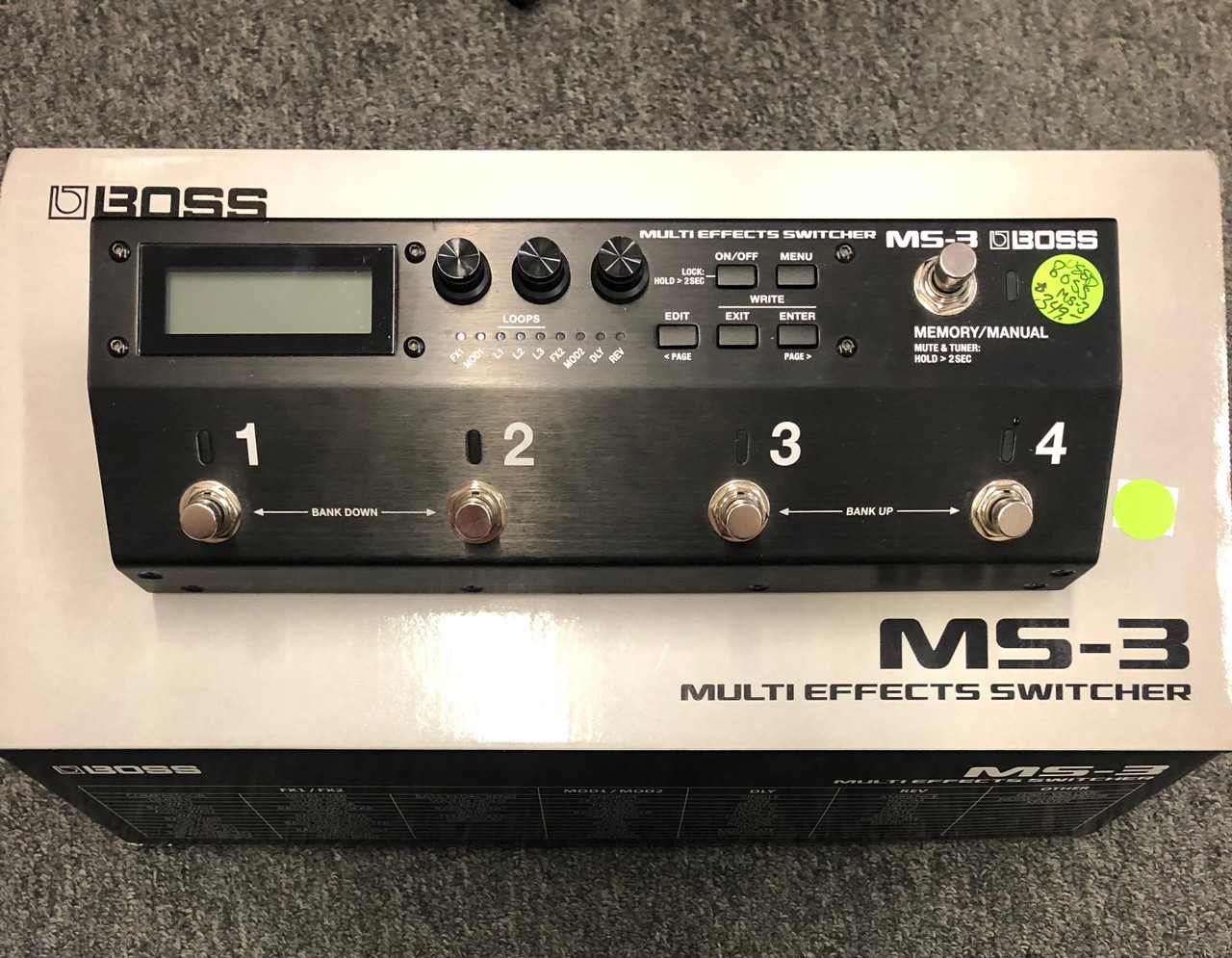 SALE／56%OFF】 BOSS MS-3 Multi Effects Switcher + EV-30 FS7 自由