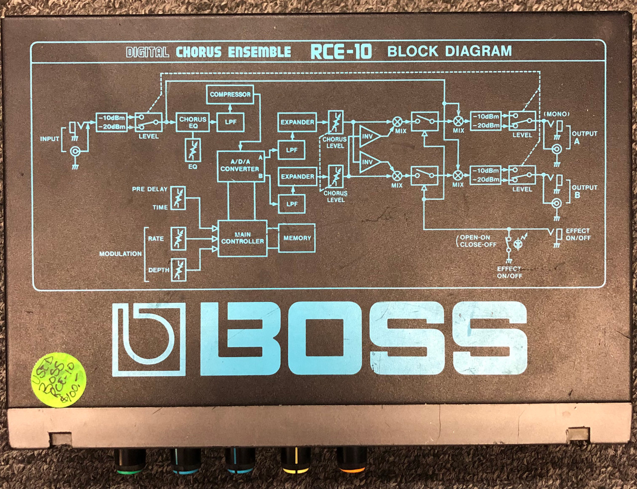 USED Boss RCE-100 Chorus Ensemble