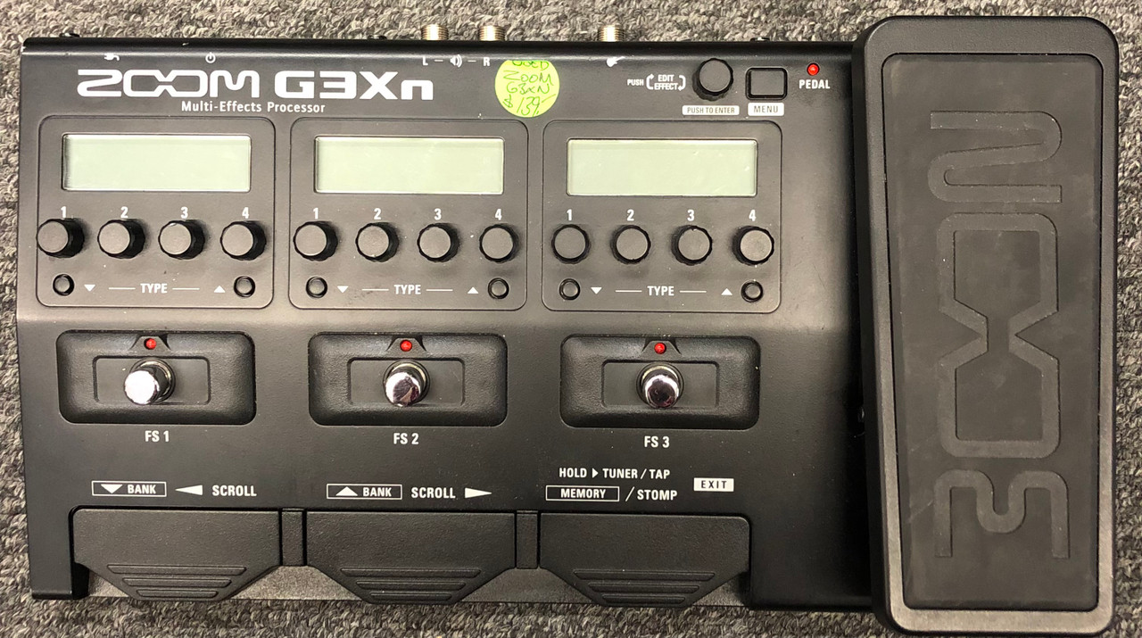 zoom g3xn multi effects pedal