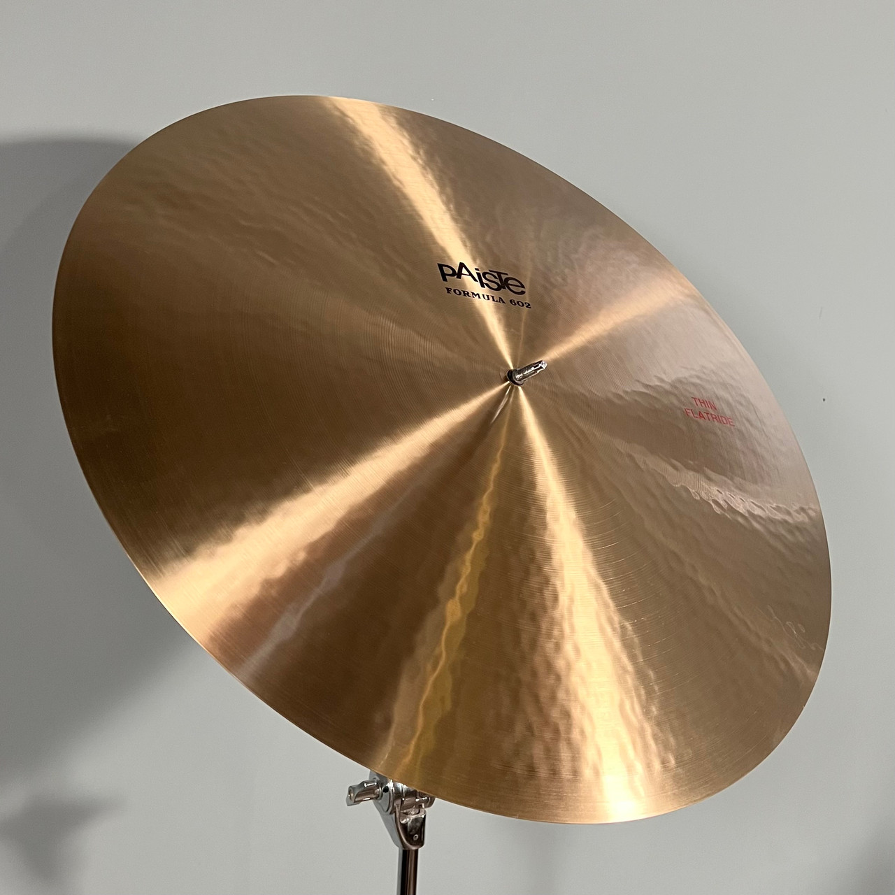 新品人気PAISTE FLAT RIDE 18 ドラム