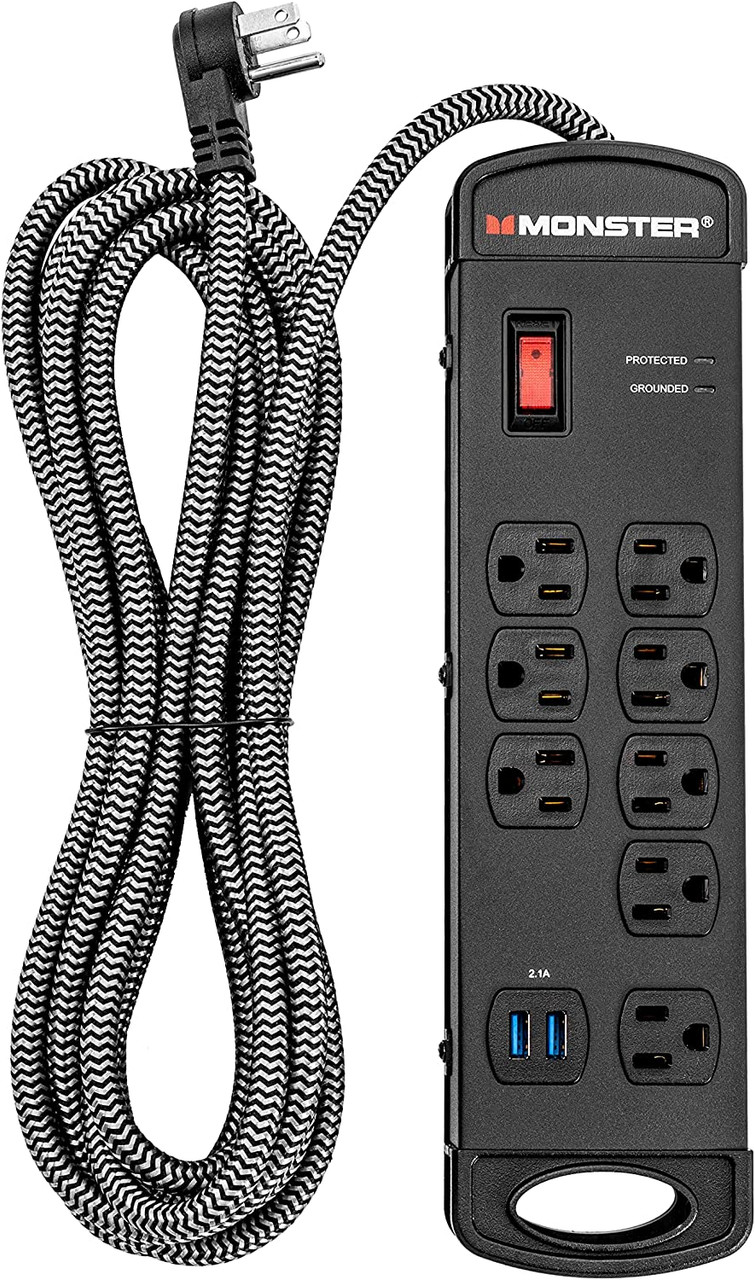 Monster Pro-MI 8 Outlet Power Surge Protector