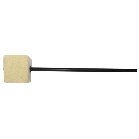 Danmar Bass Drum Beater Square Felt with Black Shaft
