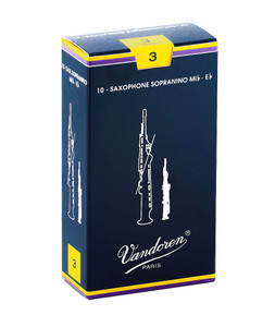 Vandoren Traditional E-flat Sopranino Saxophone Reeds (Box of 10)