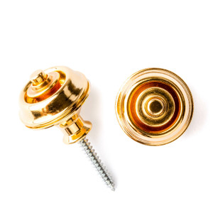 Dunlop Straplok Strap Retainers Dual Design - 24KT Gold Dunlop Straplok Strap Retainers Dual Design - 24KT Gold