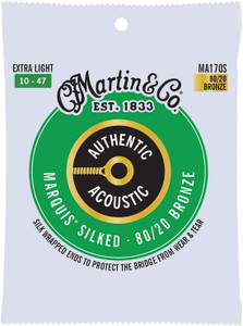 Martin Authentic Acoustic Marquis Silked Set - 80-20 Bronze Extra Light .01-.047