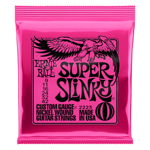 Ernie Ball Super Slinky Nickel Wound Electric Strings - 9-42 Gauge Ernie Ball Super Slinky Nickel Wound Electric Strings - 9-42 Gauge