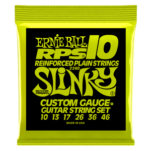 Ernie Ball Regular Slinky RPS Nickel Wound Electric Strings - 10-46 Gauge Ernie Ball Regular Slinky RPS Nickel Wound Electric Strings - 10-46 Gauge