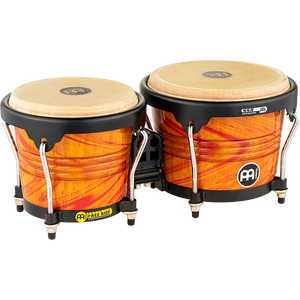 Meinl Marathon Designer Series Wood Bongo - Amber Flame