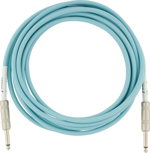 Fender Original Series Instrument Cable - Daphne Blue 10ft