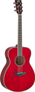 Yamaha FS-TA Concert Size Transacoustic Guitar - Ruby Red