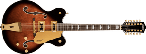 Gretsch G5422G-12 Electromatic Classic Hollow Body Double-Cut 12-String with Gold Hardware - Single Barrel Burst Gretsch G5422G-12 Electromatic Classic Hollow Body Double-Cut 12-String with Gold Hardware - Single Barrel Burst