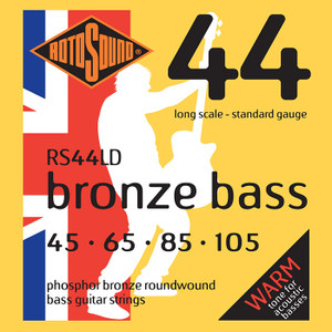 RotoSound Phosphor Bronze Roundwound Bass Guitar Strings - 45-105 Gauge
