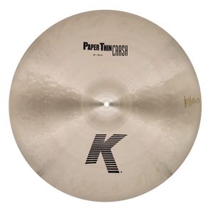 Zildjian 22" K Paper Thin Crash Zildjian 22" K Paper Thin Crash