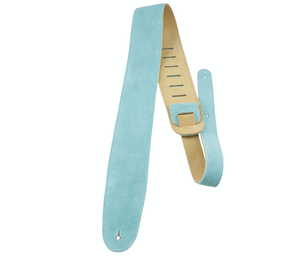 2.5″ TEAL SOFT SUEDE GUITAR STRAP