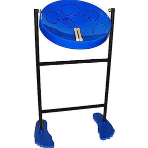 Panyard W1058 Jumbie Jam Blue Steel Drum Pan Ready-To-Play-Kit with Fun Feet Panyard W1058 Jumbie Jam Blue Steel Drum Pan Ready-To-Play-Kit with Fun Feet