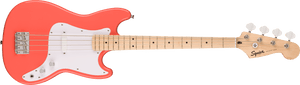 Squier Sonic Bronco Bass - Tahitian Coral
