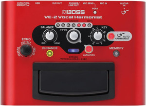 Boss VE-2 Vocal Harmonist Effect Pedal Boss VE-2 Vocal Harmonist Effect Pedal
