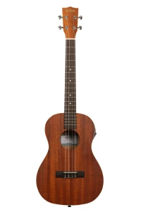 Kala Satin Mahogany Baritone Left-Handed Ukulele with EQ