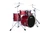 Ludwig Evolution 5-Piece Complete Drum Set, in Crimson Sparkle.