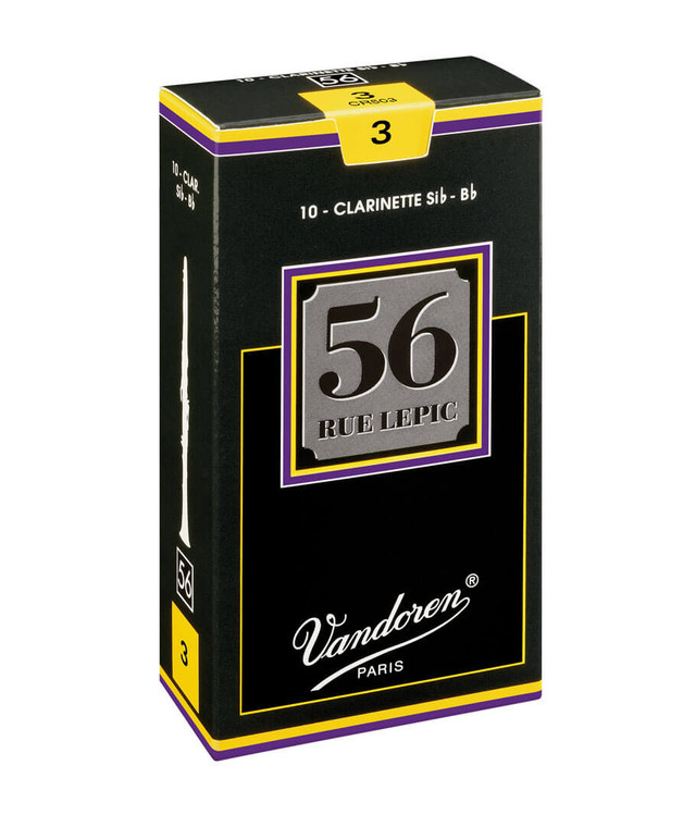 Vandoren 56 rue Lepic B-flat Clarinet Reeds (Box of 10)