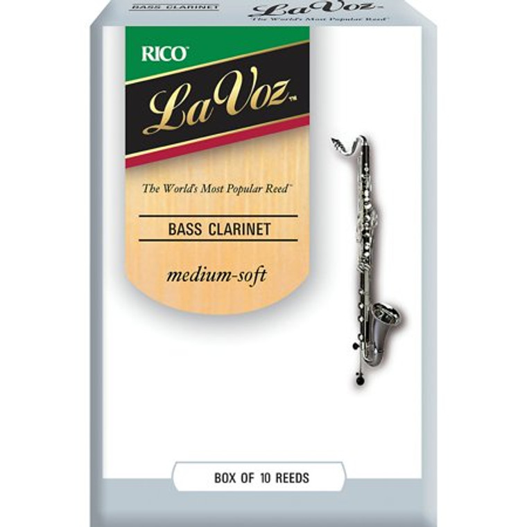 La Voz Bass Clarinet Reeds (Box of 10)