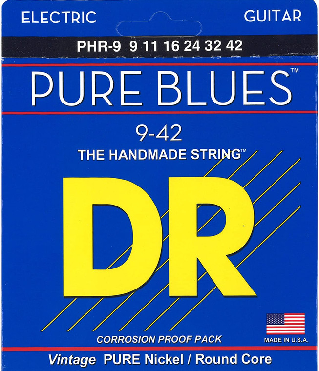DR Pure Blues Strings - Light 9-42 - PHR9
