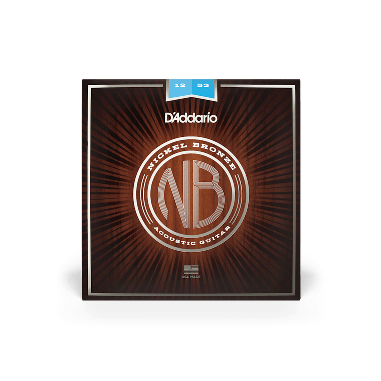 D'Addario Regular Light Set Acoustic Strings - Nickel Bronze 12-53