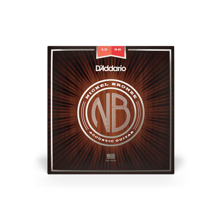 D'Addario Medium Set Acoustic Strings - Nickel Bronze 13-56