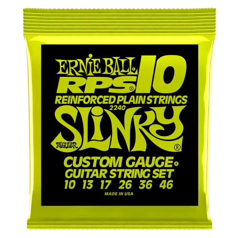 Ernie Ball Regular Slinky RPS Nickel Wound Electric Strings - 10-46 Gauge