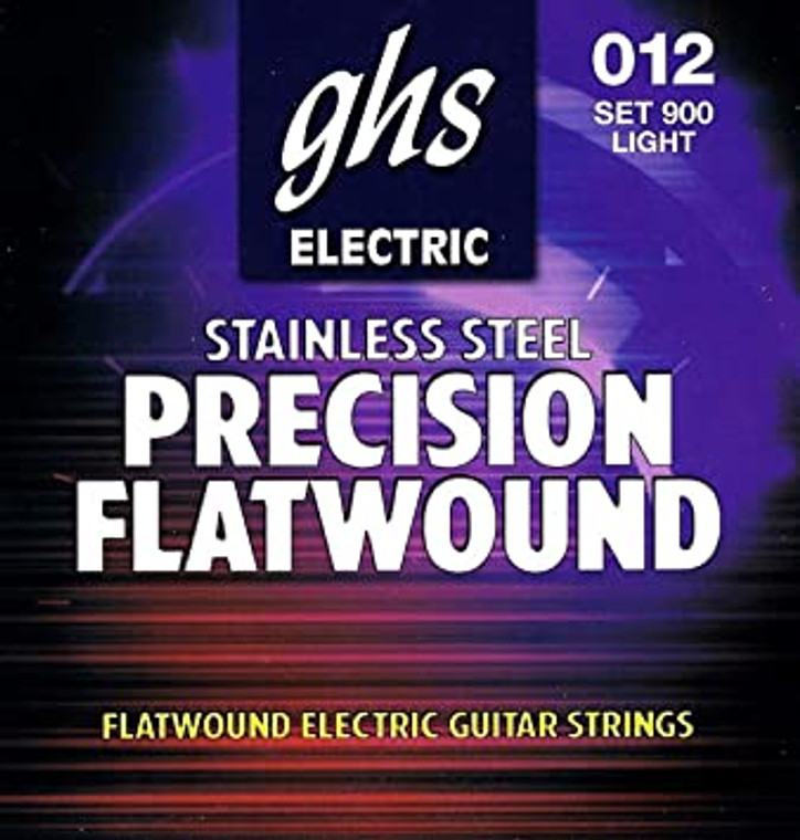 GHS FlatWound Electric Strings - Light 12-50 Gauge
