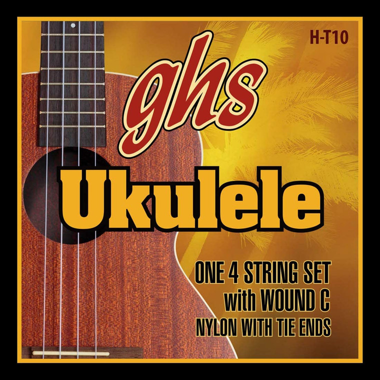GHS Tenor Ukulele Strings - Black Nylon/Aluminum