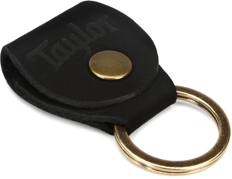 Taylor Key Ring with Pick Holder - Black