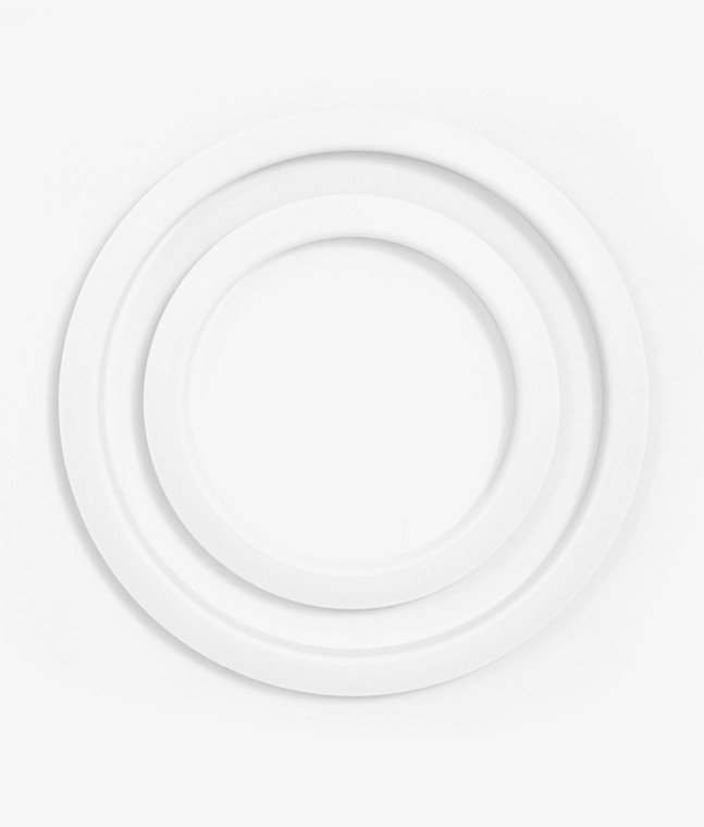 Gibraltar White Bass Drum Port Hole Protector