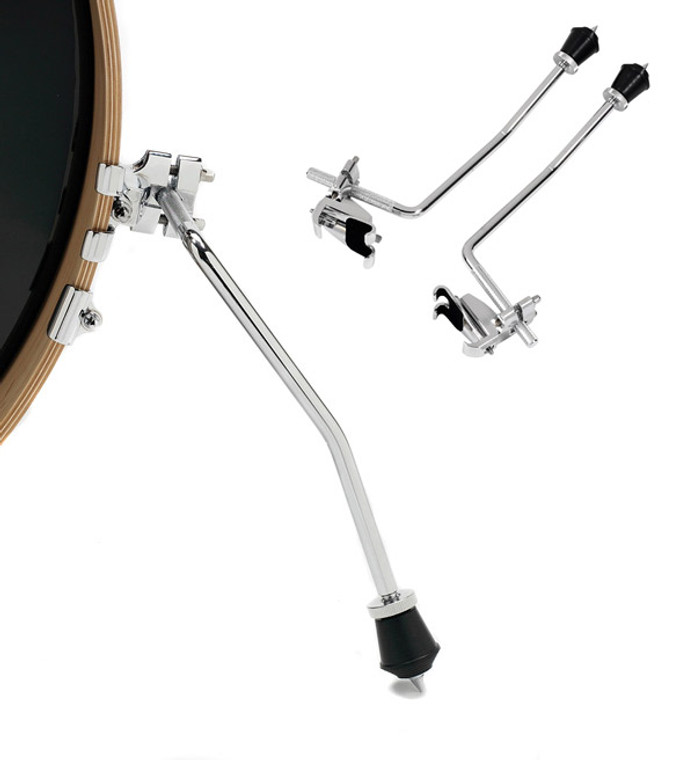 DW Clamp-On Bass Drum Spur Set