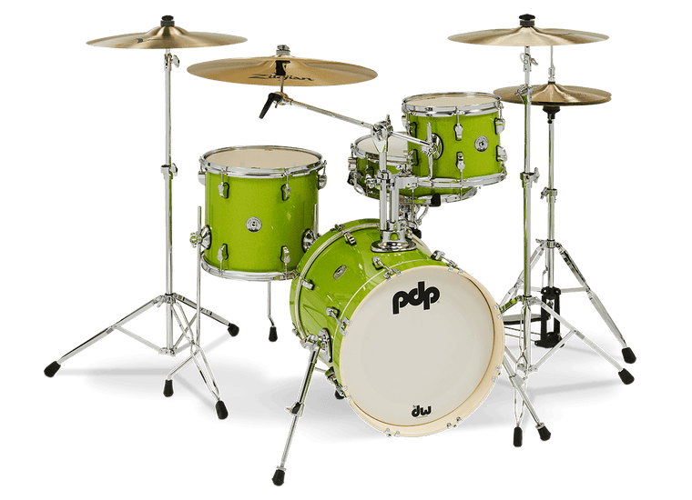 PDP New Yorker 4 Pc Shell Pack - Electric Green Sparkle