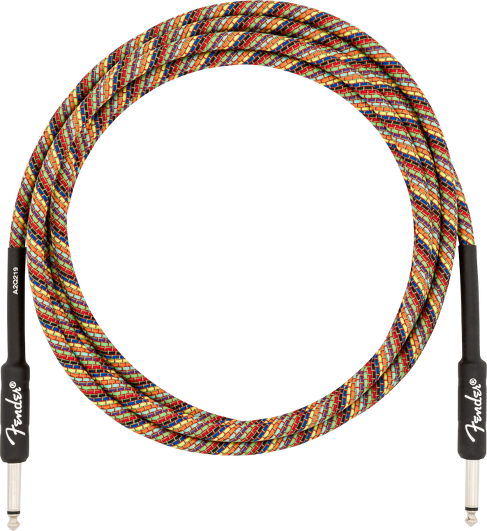 Fender Festival Instrument Cable - Rainbow 10ft