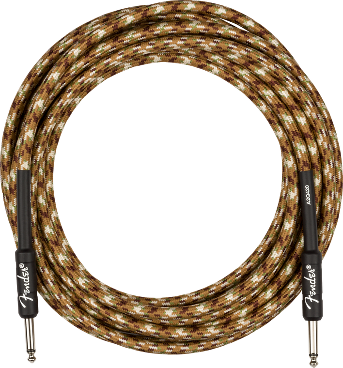 Fender Professional Series Camo Instrument Cable - Desert Camo 18.6ft