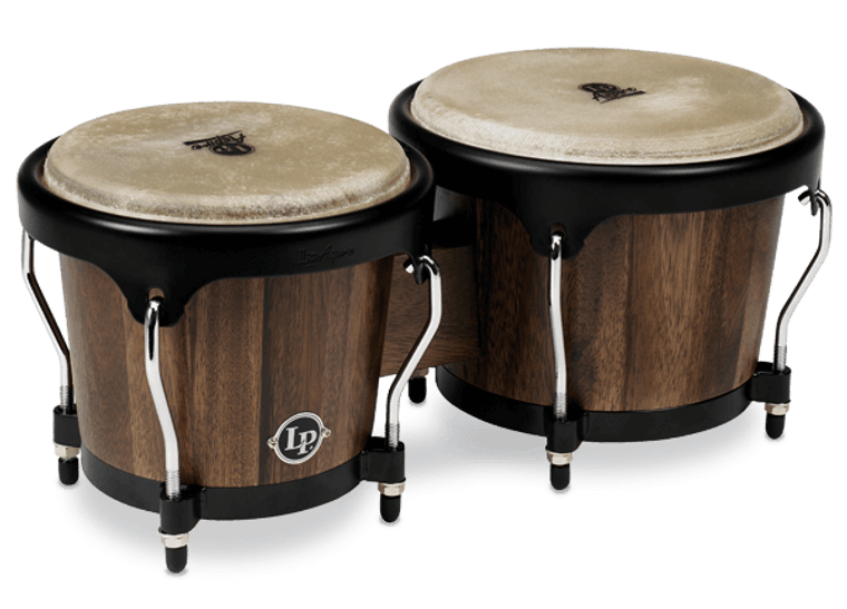 Lp Aspire Series Wood Bongos - Jamjuree/Black