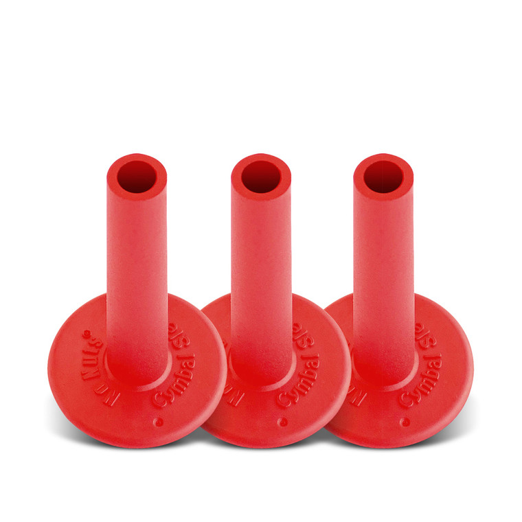 No Nuts Cymbal Sleeve 3 Pack - Red