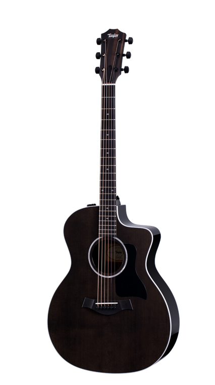 Taylor 214CE DLX LTD Acoustic-Electric Guitar - Trans Grey