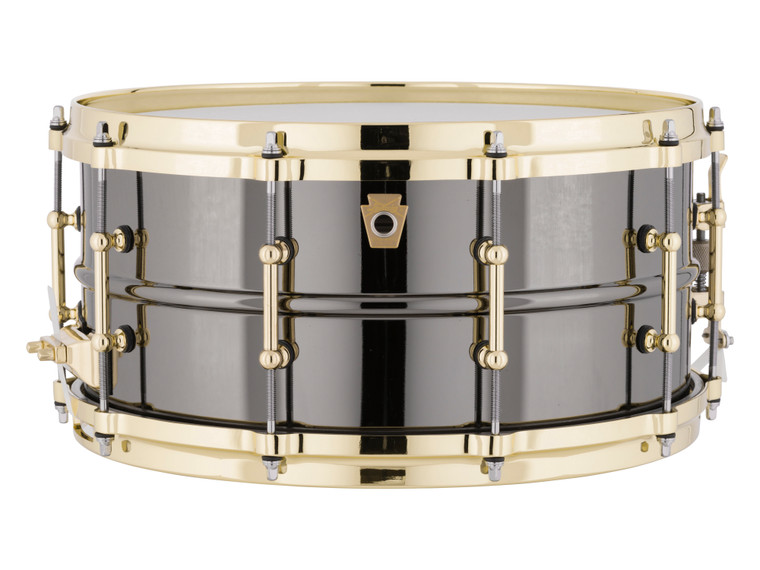 Ludwig Black Beauty 6.5" x 14" - Brass Hardware and Cast Hoops