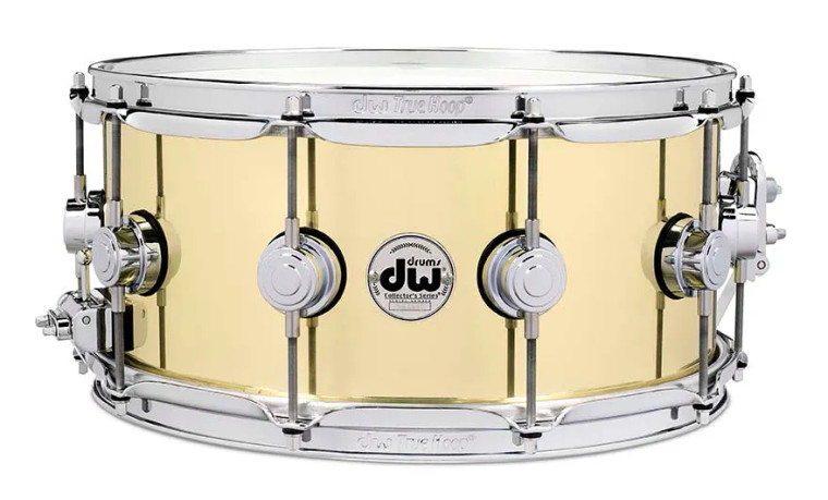 DW Collector's Series 6.5" x 14" Polished Bell Brass Snare Drum